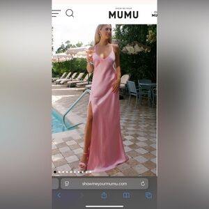 Show Me Your Mumu Pink Maxi Dress